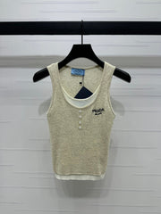 Prada 25 Tank Top Wool with Acrylic 233445
