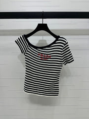 Prada 25 One-Shoulder Top Wool 233511