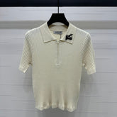 MONCLER 25S SHORT-SLEEVE KNIT TOP 255895