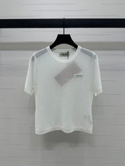 MIUMIU SHORT-SLEEVE T-SHIRT 269472
