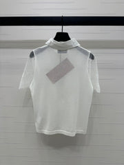 MIU 25SSEE THROUGH COLLAR SHIRT 264111