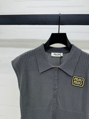 MIU 25S SWEATER VEST 264087