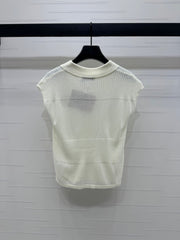 MIU 25S SWEATER VEST 264086