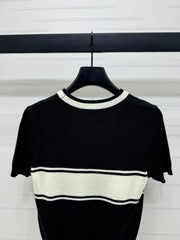 PRADA SHORT-SLEEVE CREW NECK SWEATER 269413