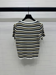 MIUMIU SHORT-SLEEVE KNIT CARDIGAN 274944