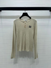 MIUMIU KNITTED LONG SLEEVE TOP STYLE 484