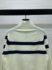 CHANEL 25S STAND-COLLAR CARDIGAN 282