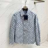 LV SHIRT JACKET IN BLUE MONOGRAM WASHED DENIM 238932