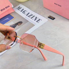 LOGO SQUARE SUNGLASSES 499930 IN METAL