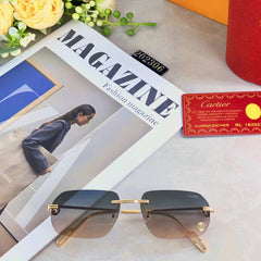 C DE RECTANGULAR SUNGLASSES 578002 IN METAL