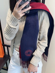 HERMES 25S SCARF 190 IN CASHMERE 854619