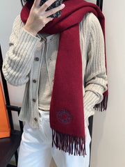 HERMES 25S SCARF 190 IN CASHMERE 854620