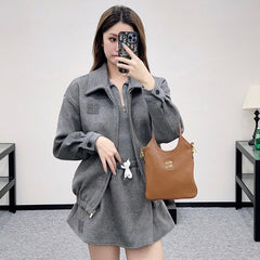 MIUMIU JACKET AND SKIRT SET STYLE 100