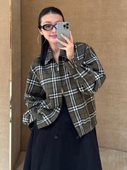 BURBERRY 25S PLAID JACKET 0017