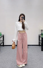 CHANEL 25S HIGH-WAISTED WIDE-LEG PANTS 305