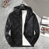 LV BLACK MONOGRAM HOODED JACKET 238975