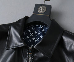 LV SHIRT JACKET IN BLACK SMOOTH LAMBSKIN 238977