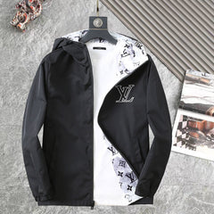 LV DOUBLE-SIDED JACKET BLACK AND WHITE 238980