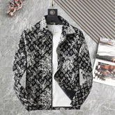 LV SHIRT JACKET IN BLACK MIX WHITE MONOGRAM JACQUARD FABRIC 238989