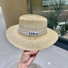 WIDE BRIM HAT MODEL 652049 IN NATURAL WOVEN STRAW