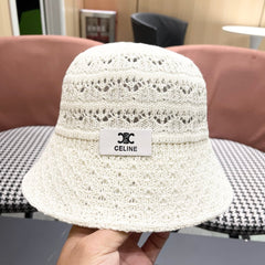 BUCKET HAT MODEL 651868 IN WHITE CROCHET