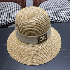 BUKET HAT MODEL 653603 IN NATURAL RAFFIA STRAW