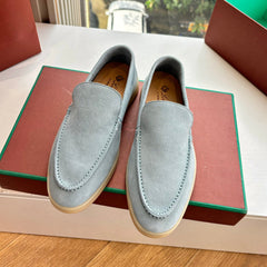 LP LOAFERS 25S IN DUSTY GREEN GRAY CASHMERE