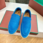 LP LOAFERS 25S IN BLUE CASHMERE