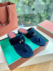LP THONG SANDALS 25S IN MIDNIGHT BLUE SUEDE