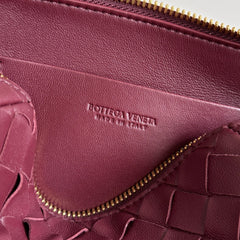 CONCERT POUCH 18.5 IN BURGUNDY LAMBSKIN