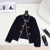 HERMES 25S REVERSIBLE SHORT CASHMERE COAT 128