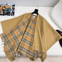 BURBERRY 25S PLAID KNITTED SCARF 128