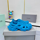 BALENCIAGA 25S SPIDER-MAN SNEAKERS IN BLUE SYNTHETIC RUBBER