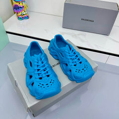 BALENCIAGA 25S SPIDER-MAN SNEAKERS IN BLUE SYNTHETIC RUBBER