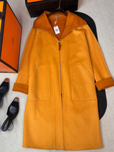 HERMES 25S REVERSIBLE LONG CASHMERE COAT 244