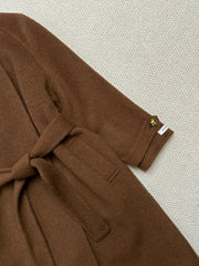 MAX MARA 25S TURTLENECK CASHMERE COAT 132