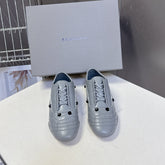 BALENCIAGA 25S SNEAKER IN GREY CALFSKIN
