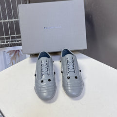 BALENCIAGA 25S SNEAKER IN GREY CALFSKIN