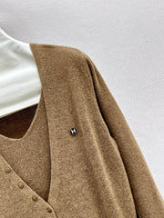 HERMES 25S V-NECK SWEATER 246