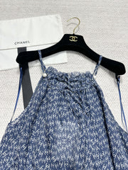 CC 25 Camisole Blue Silk