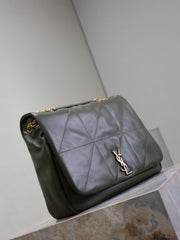 YSL 25S LARGE JAMIE 43 IN LIGHT MUSK LAMBSKIN GOLD HARDWRE