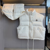 MONCLER 25S CONVERTIBLE JACKET IN WHITE 034