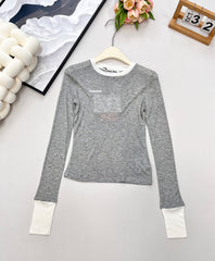 MIUMIU LONG-SLEEVE T-SHIRT STYLE 364