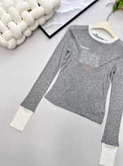 MIUMIU LONG-SLEEVE T-SHIRT STYLE 364