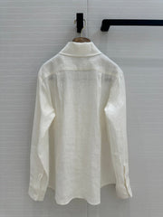 LP WHITE LINEN SHIRT 264286