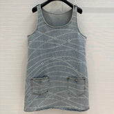CC Denim Dress Blue Cotton