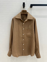 LP BROWN LINEN SHIRT 264294