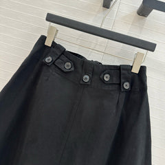 PRADA BLACK A-LINE SKIRT 264358