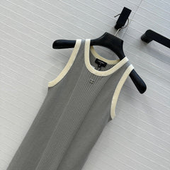 CC 25 Knitted Dress gray Cotton