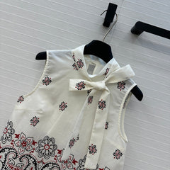 MIUMIU SLEEVELESS TOP AND SKIRT SET 264447